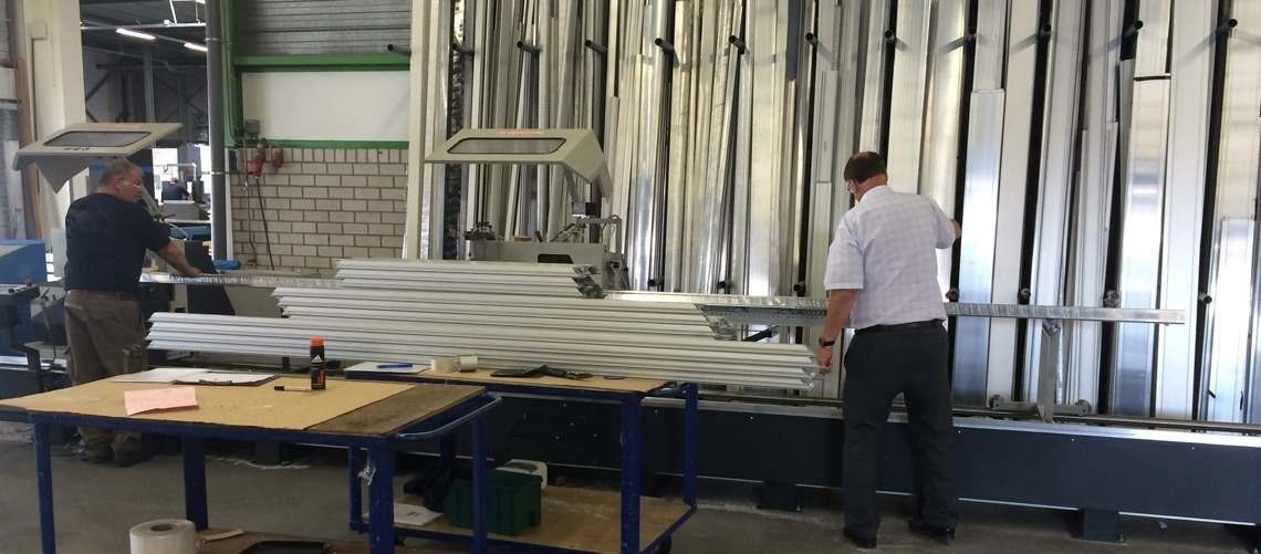 Spanenzuiger voor fabricatie van aluminium en PVC